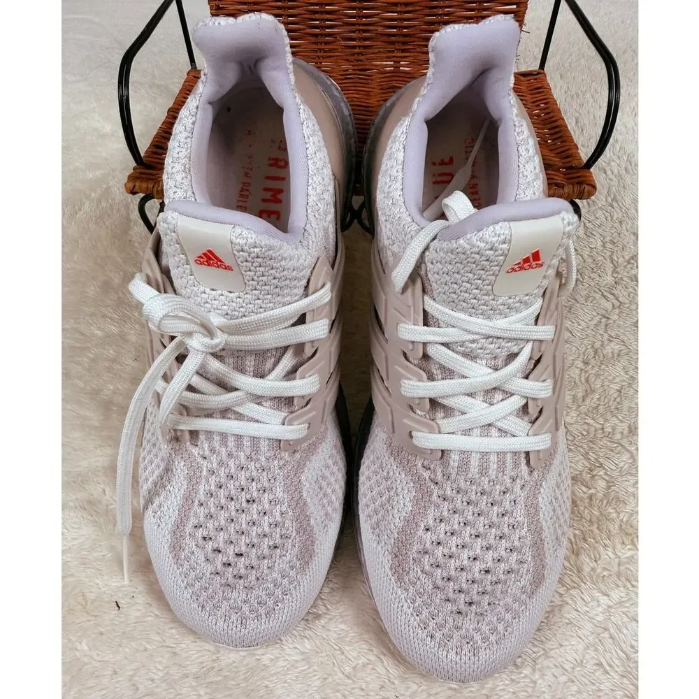 adidas UltraBoost Women’s Size 7 White Lavender Purple Boost Running Shoes